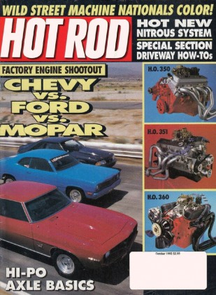 HOT ROD 1992 OCT - CRATE ENGINE SHOOTOUT, VETTE, GTO